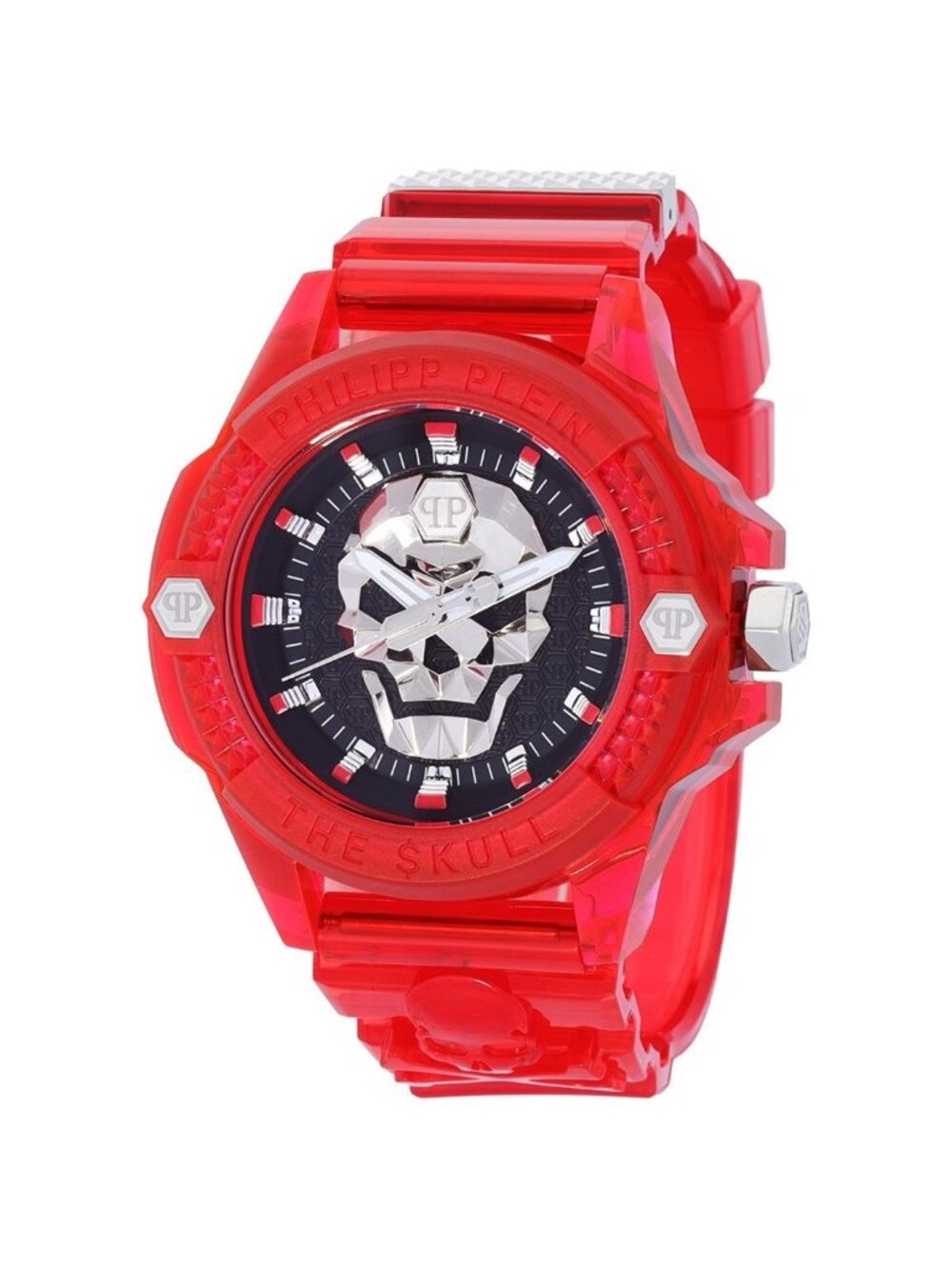 NWT Philipp Plein The Skull Quartz Black Dial Men's Watch